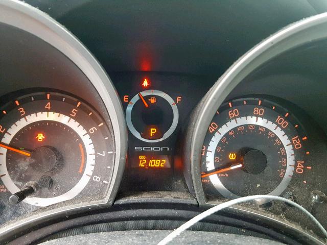 JTKJF5C74B3013420 - 2011 TOYOTA SCION TC GRAY photo 8