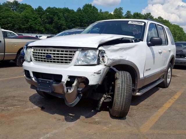 1FMZU64K34UB88386 - 2004 FORD EXPLORER E WHITE photo 2