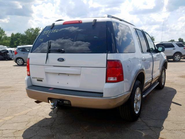 1FMZU64K34UB88386 - 2004 FORD EXPLORER E WHITE photo 4