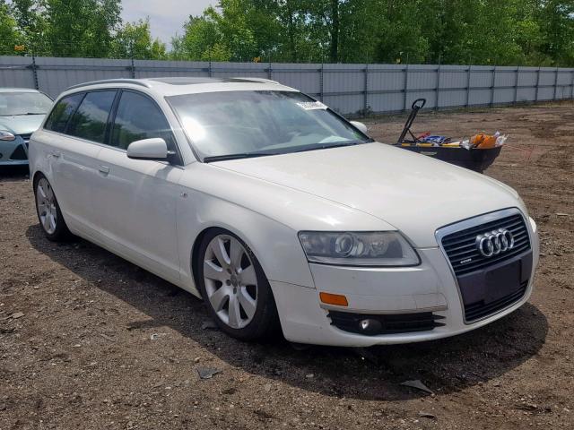 WAUKH74F36N148239 - 2006 AUDI A6 AVANT Q WHITE photo 1