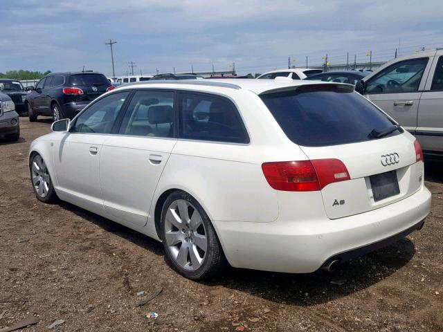 WAUKH74F36N148239 - 2006 AUDI A6 AVANT Q WHITE photo 3