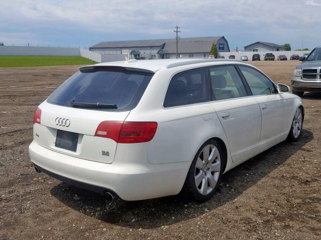 WAUKH74F36N148239 - 2006 AUDI A6 AVANT Q WHITE photo 4