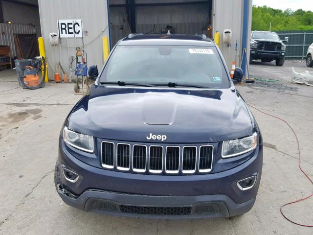 1C4RJFAG4EC384731 - 2014 JEEP GRAND CHER BLUE photo 9