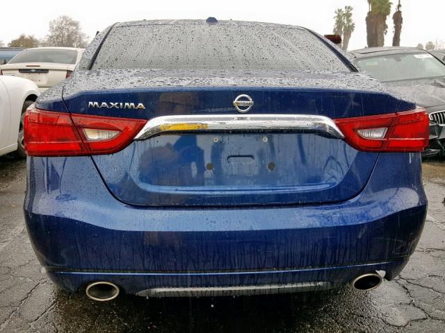 1N4AA6AP7JC394652 - 2018 NISSAN MAXIMA 3.5 BLUE photo 10