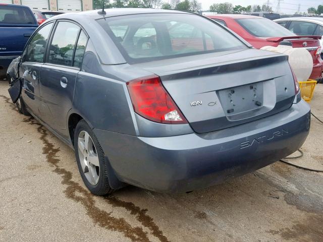 1G8AL55F16Z198169 - 2006 SATURN ION LEVEL GRAY photo 3