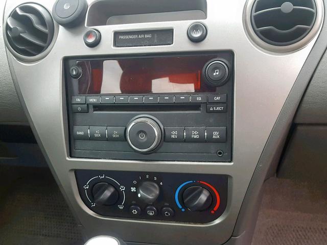 1G8AL55F16Z198169 - 2006 SATURN ION LEVEL GRAY photo 9