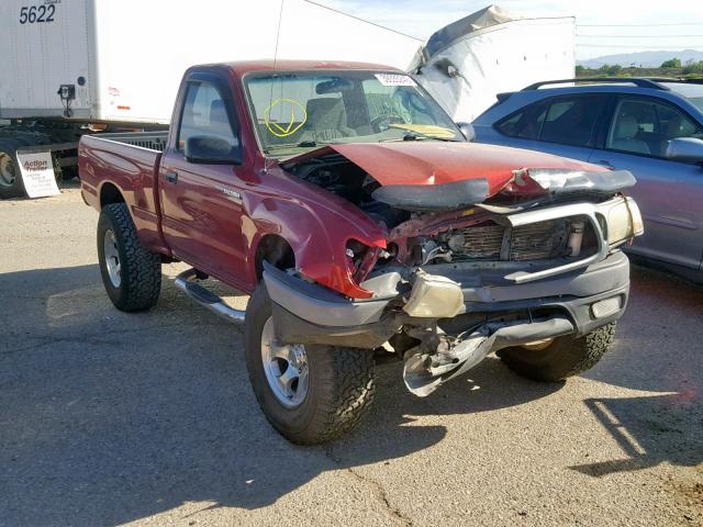 5TENM92N04Z418880 - 2004 TOYOTA TACOMA PRE RED photo 1