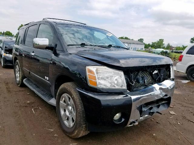 5N1BA08C27N724009 - 2007 NISSAN ARMADA SE BLACK photo 1