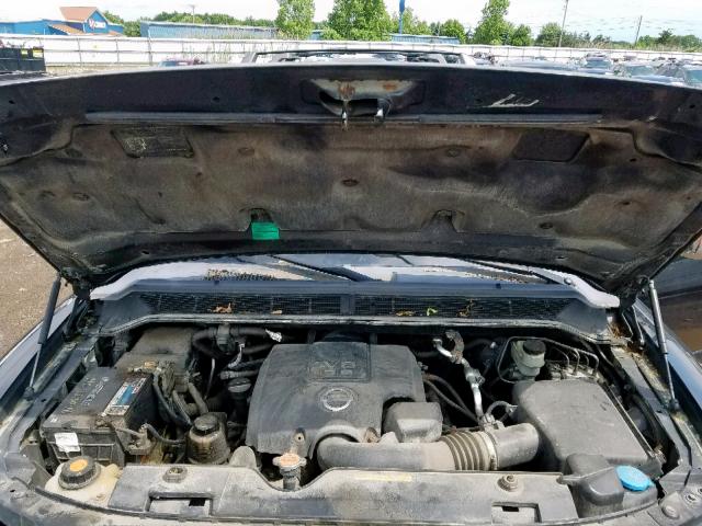 5N1BA08C27N724009 - 2007 NISSAN ARMADA SE BLACK photo 7