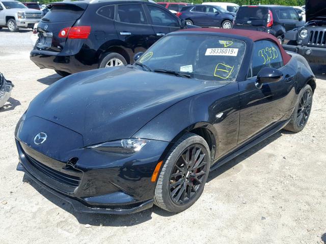 JM1NDAC72J0202350 - 2018 MAZDA MX-5 MIATA BLACK photo 2