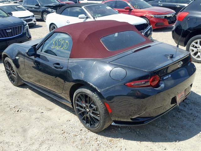 JM1NDAC72J0202350 - 2018 MAZDA MX-5 MIATA BLACK photo 3