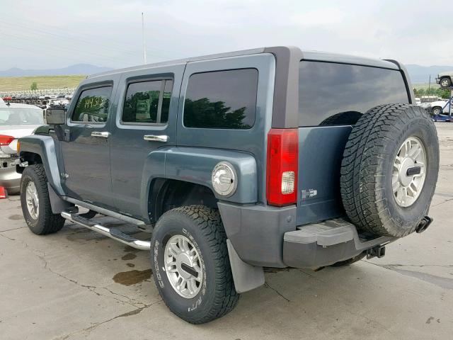 5GTDN136768140543 - 2006 HUMMER H3 BLUE photo 3