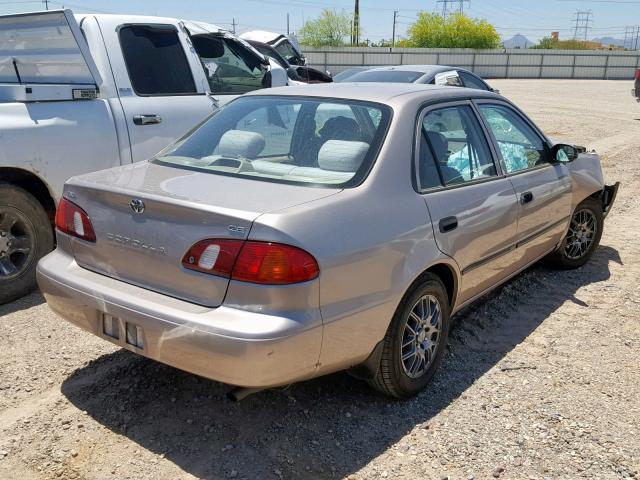 1NXBR12E2XZ215021 - 1999 TOYOTA COROLLA VE TAN photo 4