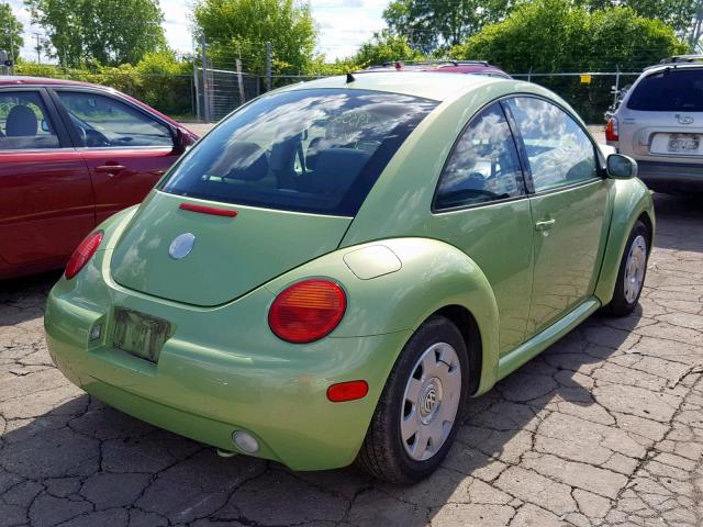 3VWBK21C73M433109 - 2003 VOLKSWAGEN NEW BEETLE მწვანე ფოტო 4