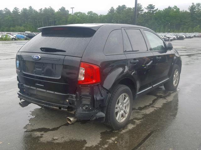 2FMDK3GC1BBB16964 - 2011 FORD EDGE SE BLACK photo 4