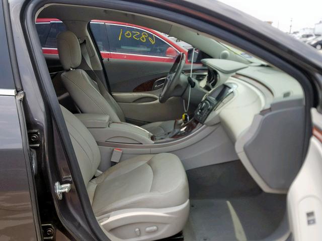 1G4GJ5E35DF248268 - 2013 BUICK LACROSSE T GRAY photo 5