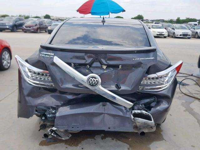 1G4GJ5E35DF248268 - 2013 BUICK LACROSSE T GRAY photo 9