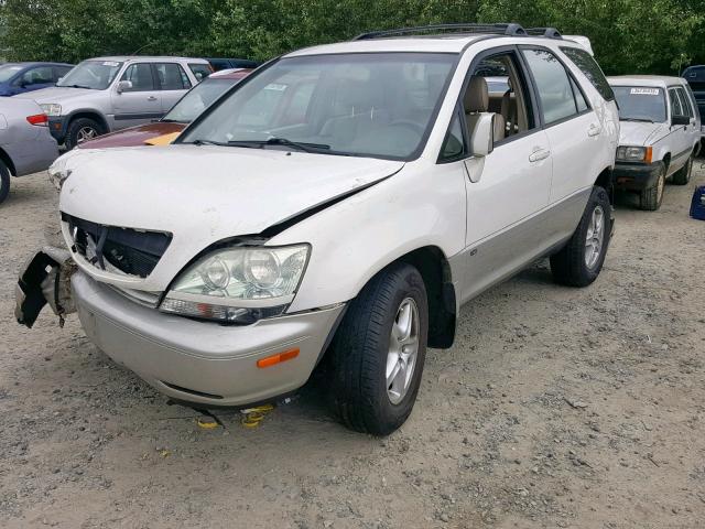 JTJGF10U730161484 - 2003 LEXUS RX 300 WHITE photo 2