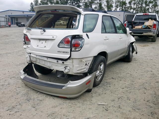 JTJGF10U730161484 - 2003 LEXUS RX 300 WHITE photo 4