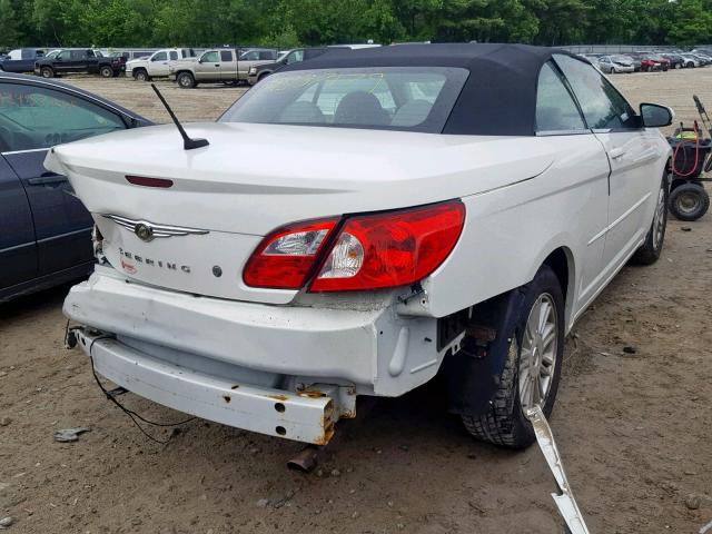 1C3LC55R78N264375 - 2008 CHRYSLER SEBRING TO WHITE photo 4