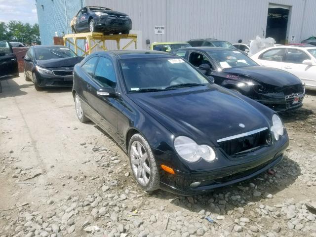 WDBRN40J03A453976 - 2003 MERCEDES-BENZ C 230K SPO BLACK photo 1