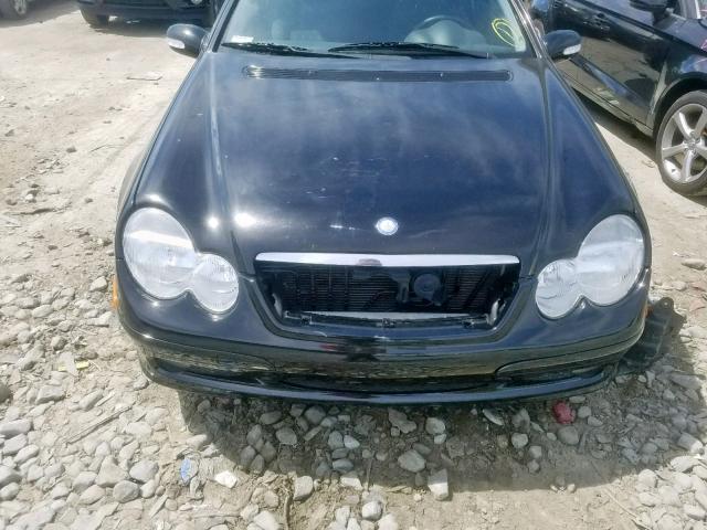 WDBRN40J03A453976 - 2003 MERCEDES-BENZ C 230K SPO BLACK photo 9