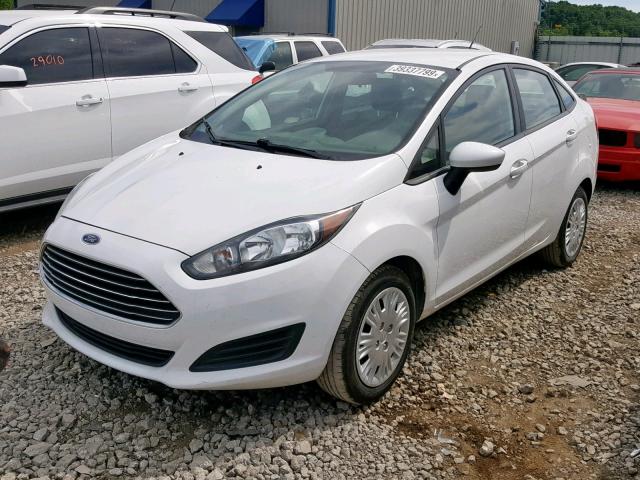 3FADP4AJ7EM182821 - 2014 FORD FIESTA S WHITE photo 2