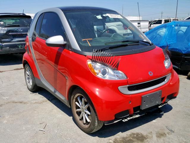 WMEEJ31X49K241899 - 2009 SMART FORTWO PUR RED photo 1