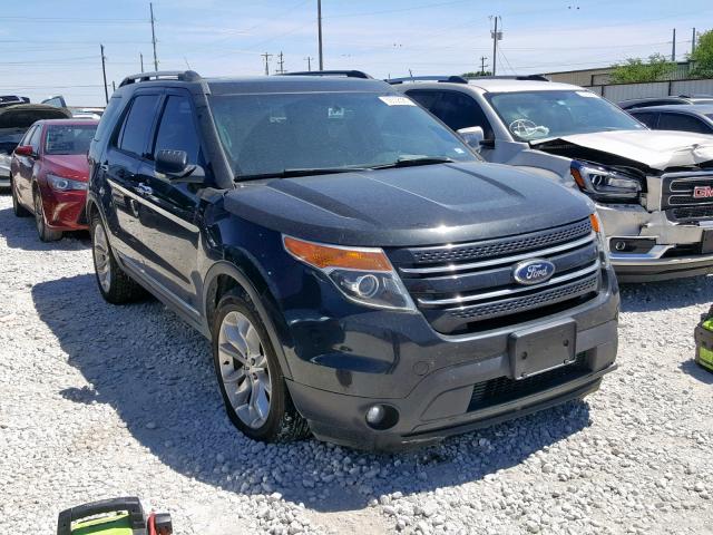 1FM5K7F84DGA79266 - 2013 FORD EXPLORER L BLACK photo 1