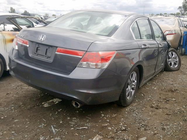 1HGCP2F48BA107620 - 2011 HONDA ACCORD LXP GRAY photo 4