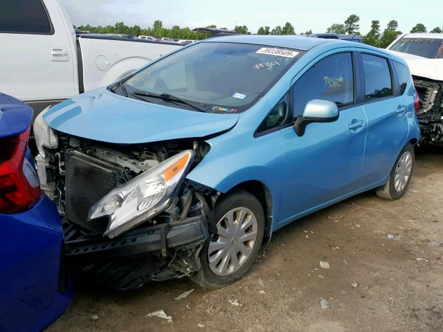 3N1CE2CP9EL371321 - 2014 NISSAN VERSA NOTE BLUE photo 2