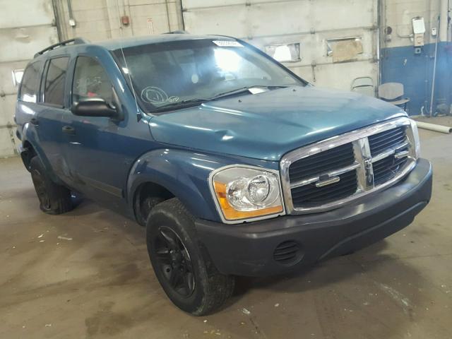 1D4HB38NX5F580606 - 2005 DODGE DURANGO ST BLUE photo 1