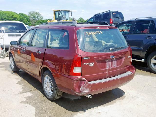 1FAFP36N46W149226 - 2006 FORD FOCUS ZXW RED photo 3