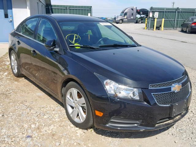 1G1P75SZ6E7312057 - 2014 CHEVROLET CRUZE BLACK photo 1