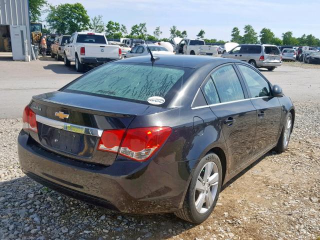 1G1P75SZ6E7312057 - 2014 CHEVROLET CRUZE BLACK photo 4