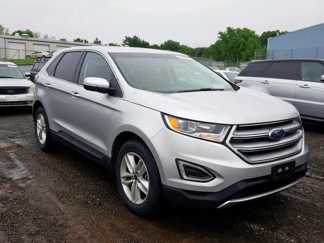 2FMPK4J92HBB60738 - 2017 FORD EDGE SEL SILVER photo 1