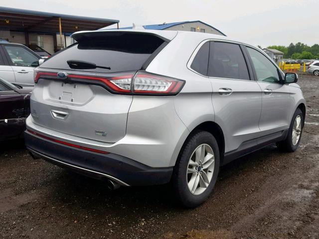 2FMPK4J92HBB60738 - 2017 FORD EDGE SEL SILVER photo 4