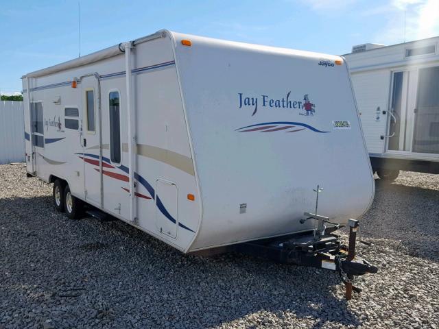 1UJBJ02M971J40302 - 2007 FEATHERLITE MFG INC TRAILER WHITE photo 1