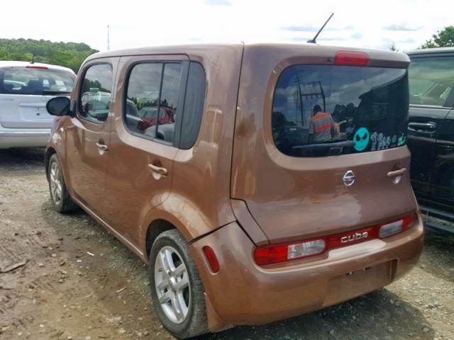 JN8AZ2KR1CT250548 - 2012 NISSAN CUBE BASE BROWN photo 3