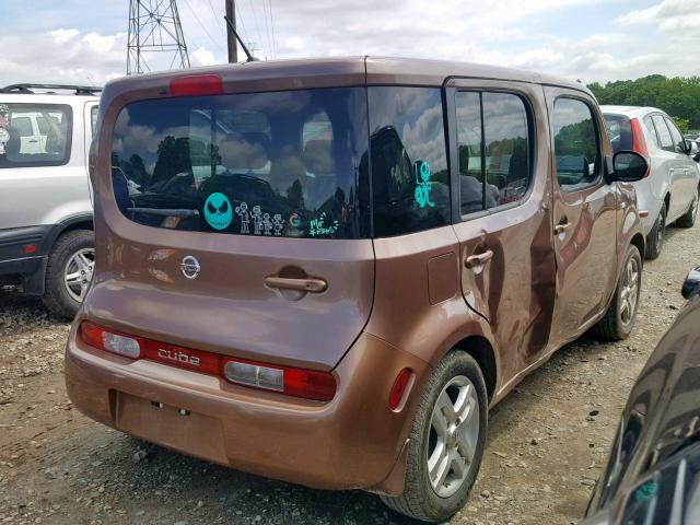 JN8AZ2KR1CT250548 - 2012 NISSAN CUBE BASE BROWN photo 4