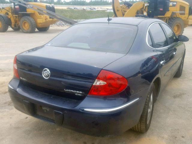 2G4WD582981188532 - 2008 BUICK LACROSSE C BLUE photo 4