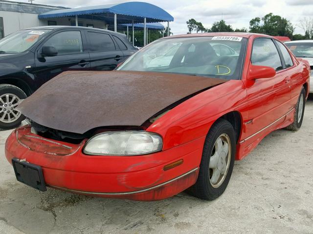 2G1WW12M5V9251598 - 1997 CHEVROLET MONTE CARL RED photo 2