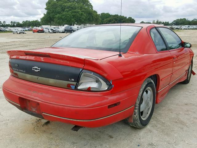 2G1WW12M5V9251598 - 1997 CHEVROLET MONTE CARL RED photo 4