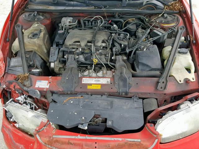 2G1WW12M5V9251598 - 1997 CHEVROLET MONTE CARL RED photo 7