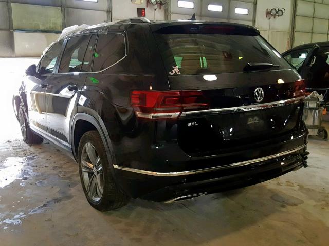 1V2SR2CA7JC534965 - 2018 VOLKSWAGEN ATLAS SEL BLACK photo 3