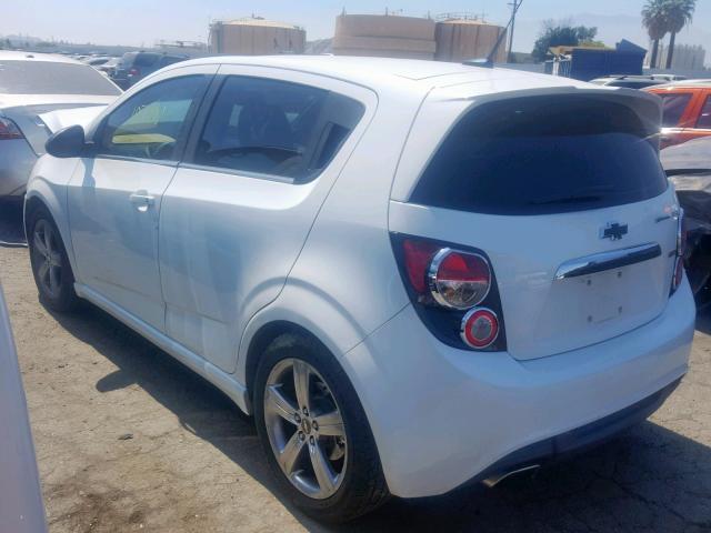 1G1JH6SB7D4239440 - 2013 CHEVROLET SONIC RS WHITE photo 3