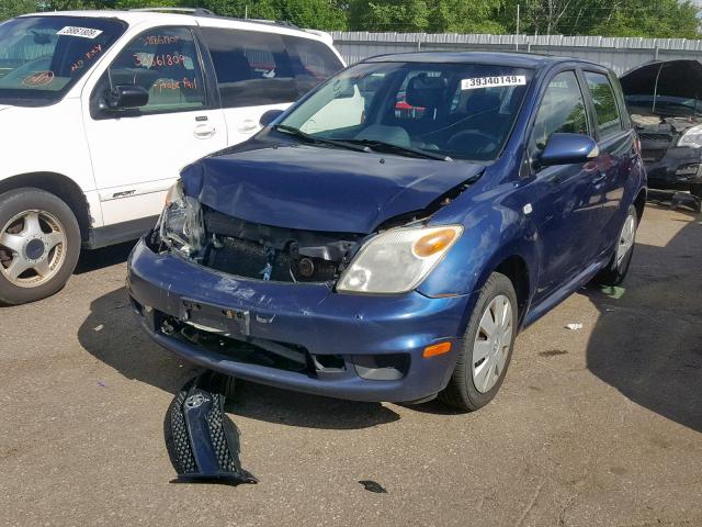 JTKKT624865002716 - 2006 TOYOTA SCION XA BLUE photo 2