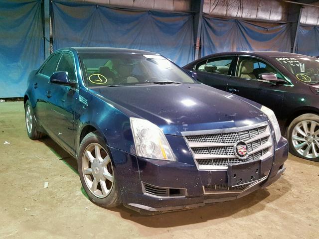 1G6DS57V880166419 - 2008 CADILLAC CTS HI FEA BLUE photo 1