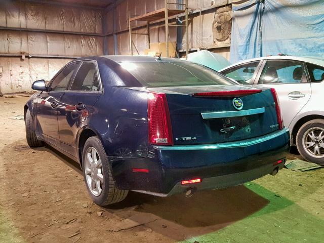 1G6DS57V880166419 - 2008 CADILLAC CTS HI FEA BLUE photo 3