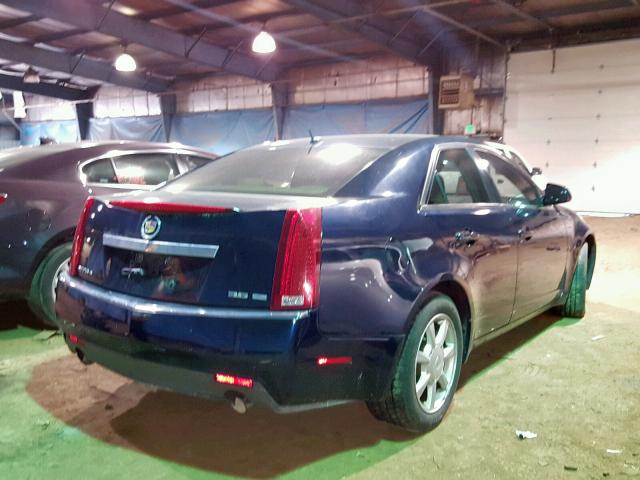 1G6DS57V880166419 - 2008 CADILLAC CTS HI FEA BLUE photo 4